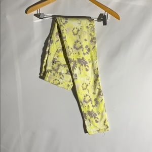 Justice Premium Female Teen Yellow Cotton Jeans